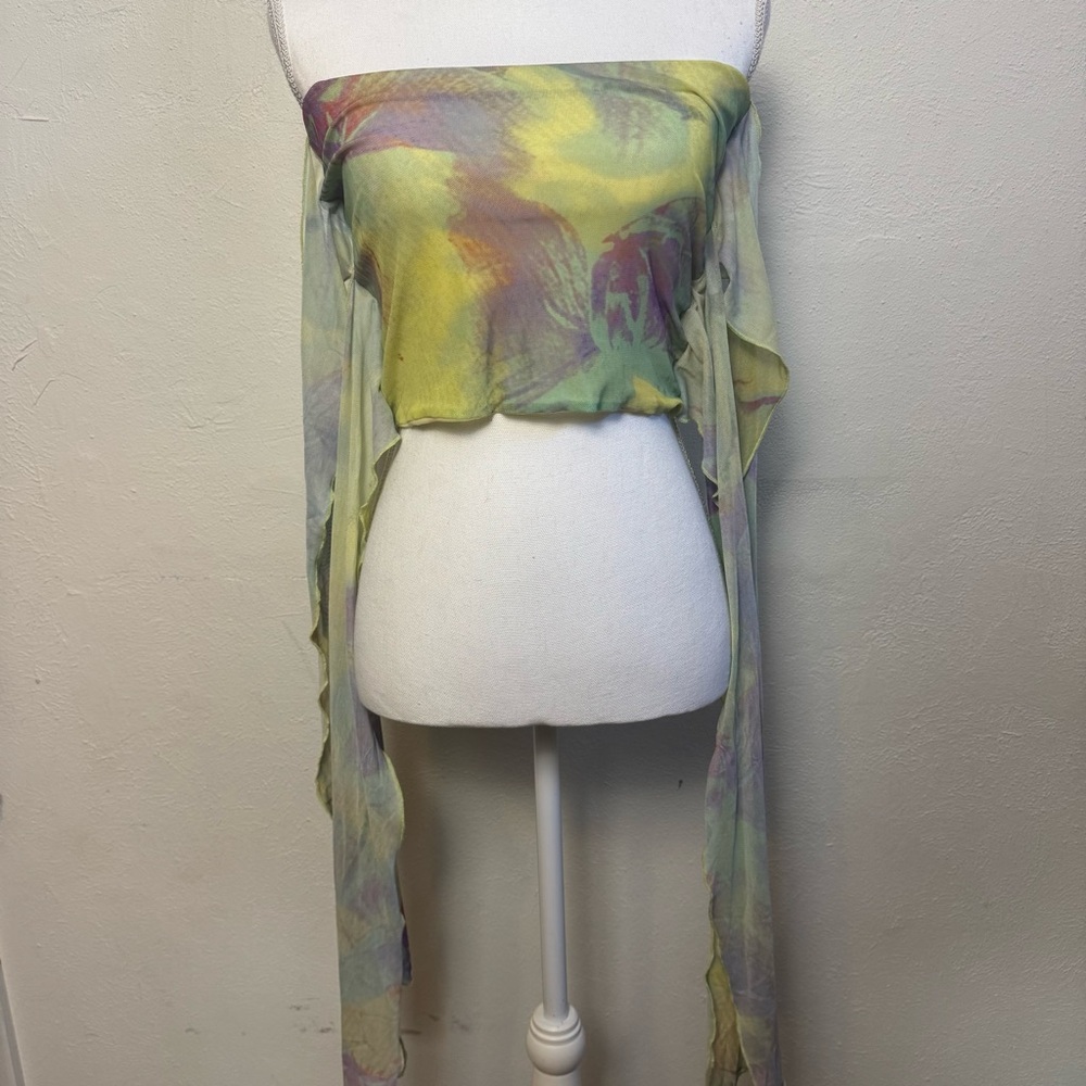 Pretty Little Thing Watercolor Tube‎ Top - Picture 8 of 8